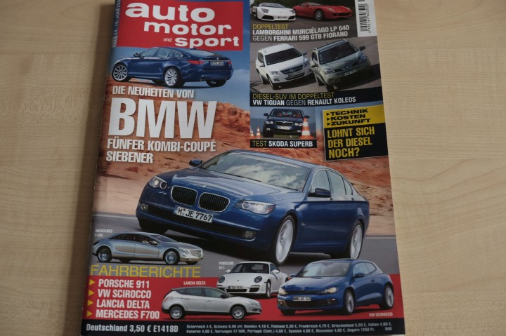 Deckblatt Auto Motor und Sport (14/2008)